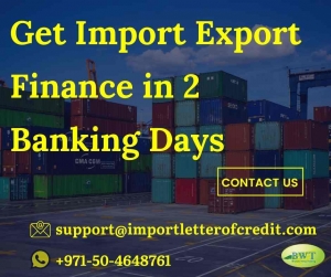 Get Import Export Finance in 2 Banking Days 